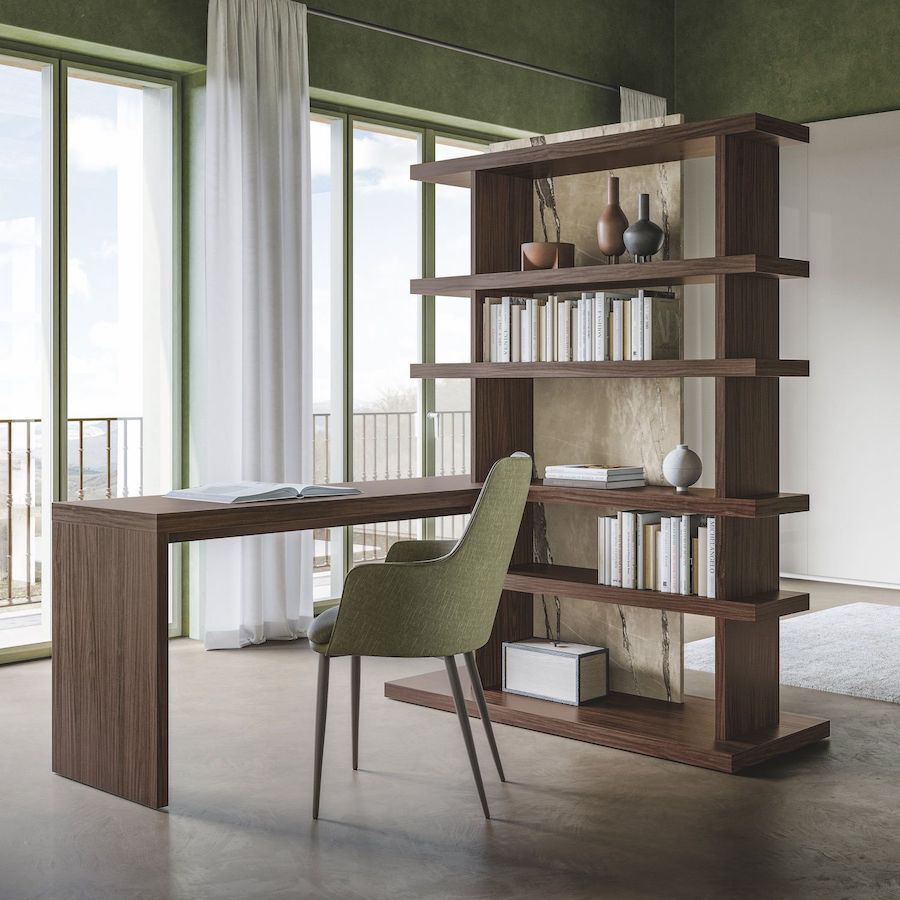 Scrivania con libreria Elliot